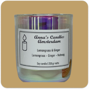 Scented Candle Lemongrass & Ginger